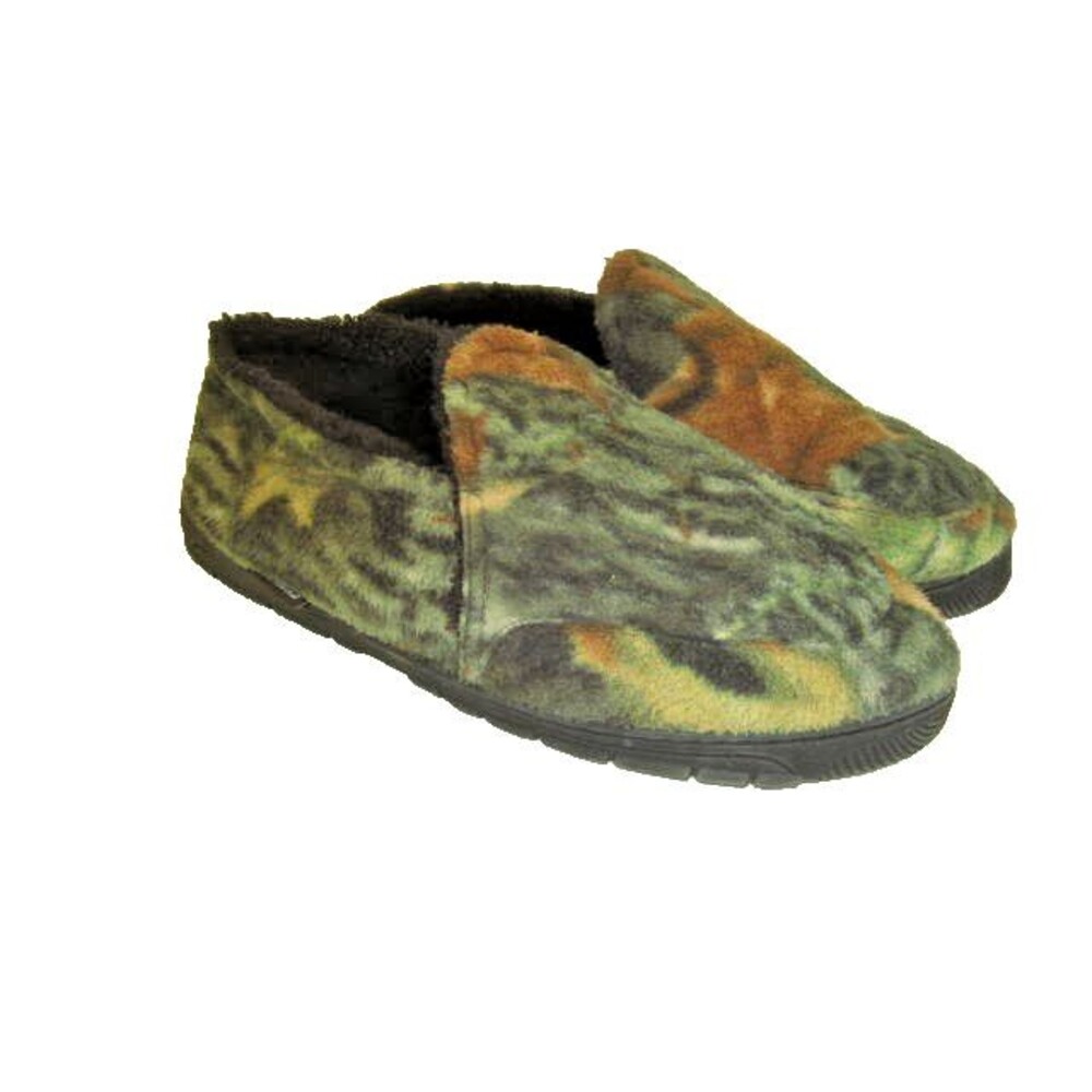 Mens Muk Luks Slippers Camouflage Comfort Shoes sz M(10-11)